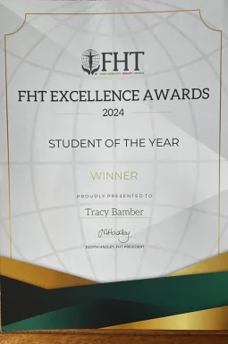 Federation of Holistic Therapy (FHT) Student of the year 2024